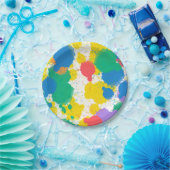 絵を描パーティーアートパーティー（ばちゃばちゃ）跳ねるプレート ペーパープレート (パーティー)