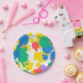 絵を描パーティーアートパーティー（ばちゃばちゃ）跳ねるプレート ペーパープレート (パーティー)