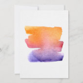 絵を描パーティー・アートをテーマにしたパーティー・テンプレート 招待状 (裏面)