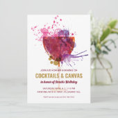 絵を描パーティー 招待状 (スタンド正面)