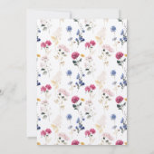 絵を描フローラクレスト65th誕生日パーティー 招待状 (裏面)