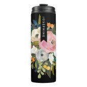 絵を描フローラパーソナライズされた名 タンブラー (正面)