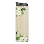 絵を描フローラパーソナライズされた引用文 タンブラー (回転右)