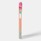 絵を描フローラモノグラムカスタマイズ蓋 Case-Mate iPhoneケース (裏面 / 右)