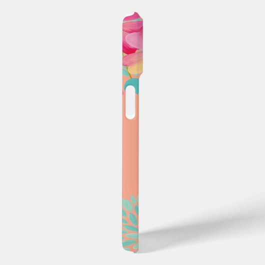 絵を描フローラモノグラムカスタマイズ蓋 Case-Mate iPhoneケース (裏面 / 右)