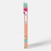 絵を描フローラモノグラムカスタマイズ蓋 Case-Mate iPhoneケース (裏面 / 左)