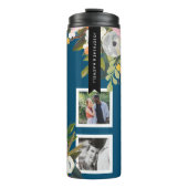 絵を描フローラ写真のパーソナライズされた列名 タンブラー (正面)