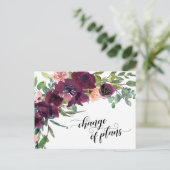 絵を描フローラ変更結婚計画 ポストカード (スタンド正面)