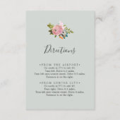 絵を描フローラ方向筐体カード エンクロージャーカード (正面)