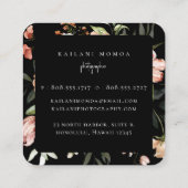 絵を描フローラ スクエア名刺 (裏面)