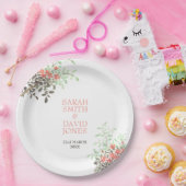 絵を描フローラ ペーパープレート (パーティー)