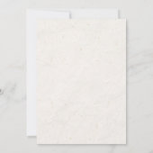 絵を描ブライダルシャワーパーティの招待状 招待状 (裏面)