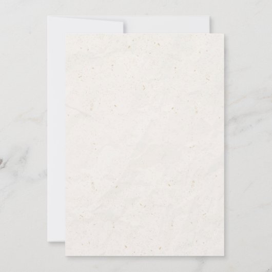 絵を描ブライダルシャワーパーティの招待状 招待状 (裏面)