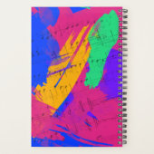 絵を描ブラシのストローク予算 プランナー手帳 (裏面)