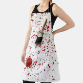 絵を描ブラシ及び(ばちゃばちゃ)跳ねる エプロン (インサイチュ)