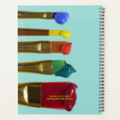 絵を描ブラシ芸術クラス年次プランナー先生 プランナー手帳 (裏面)