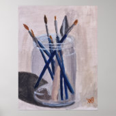 絵を描ブラシ ポスター (正面)