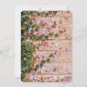 絵を描ブリッ結婚ク・グリーン・アイビーのサンキューカード サンキューカード (裏面)