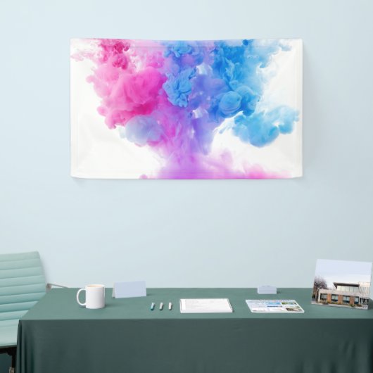 絵を描プル旗 横断幕 (トレードショー)