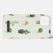 絵を描ポットと吸汁模様iPad Case-Mate iPhoneケース (裏面 (横))