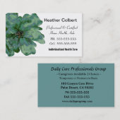 絵を描ミーガヴィン介護者プロフェッショナル 名刺 (正面/裏面)