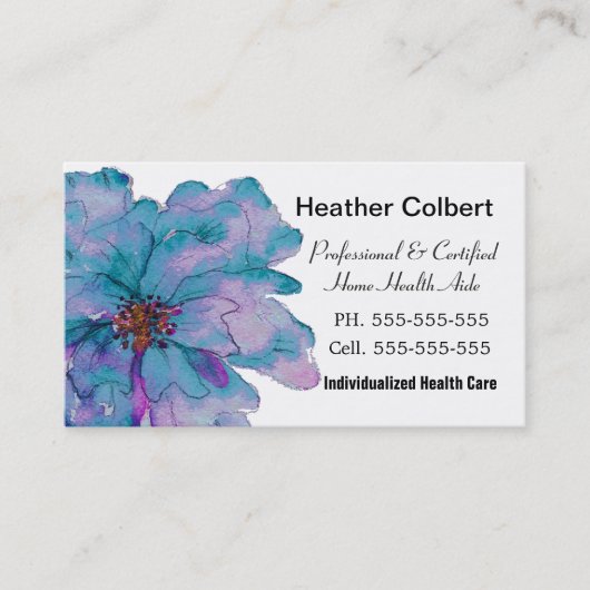 絵を描ミーグレイシーグランデケアバープロフェッショナル 名刺 (正面)