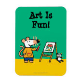 絵を描メイジーと! マグネット (縦)