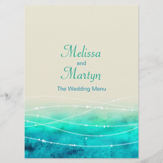 絵を描モダンのメニューを結婚取り除く メニュー (正面)