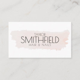 絵を描モダンサロン爪、 ネイルヘアメイクアップ 名刺