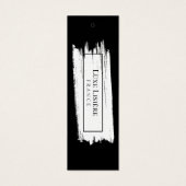 絵を描モダン線の白黒つるラベル (正面)