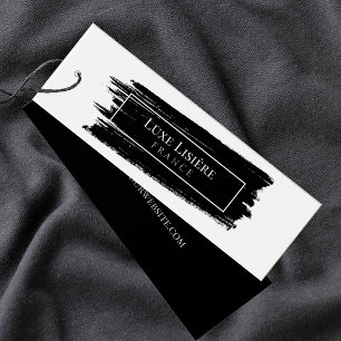 絵を描モダン線の白黒つるラベル