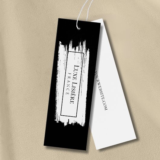 絵を描モダン線の白黒つるラベル