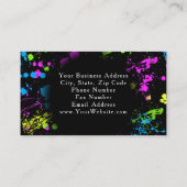 絵を描モダンArt Make Upネイルアーティスト 名刺 (裏面)