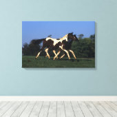 絵を描ランニング病 キャンバスプリント (インサイチュ (ウッドフロア))