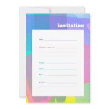 絵を描レイヤーのフラット招待状