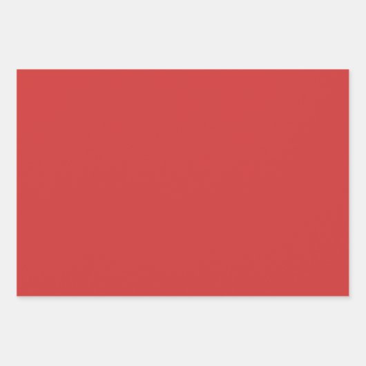 絵を描レトロ赤とオリーブグリーンのクリスマススパッタ ラッピングペーパーシート (正面3)