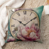 絵を描ヴィンテージ時計 – 枕 (ブランケット)