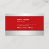 絵を描ー・カード・テンプレート 名刺