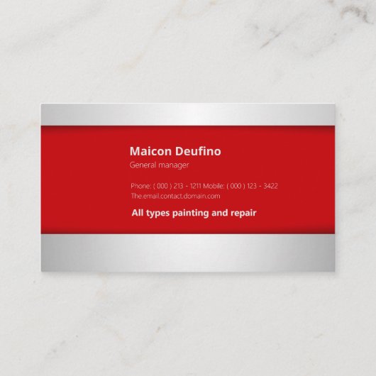 絵を描ー・カード・テンプレート 名刺 (裏面)