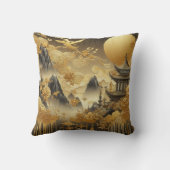 絵を描中国のフェイク金の滴モノグラムのり クッション (裏面)