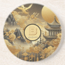 絵を描中国のフェイク金の滴モノグラムのり