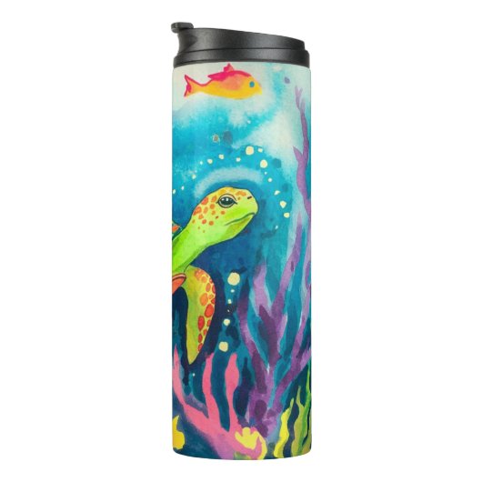 絵を描亀 タンブラー (回転右)