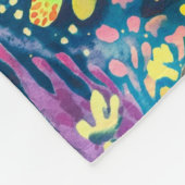 絵を描亀 フリースブランケット (角)