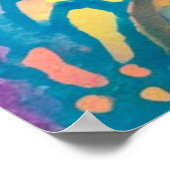 絵を描亀 ポスター (角)