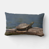 絵を描亀 ランバークッション (裏面)