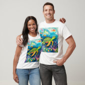 絵を描亀 Tシャツ (ユニセックス)