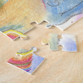 絵を描写真パズル ジグソーパズル (側面)