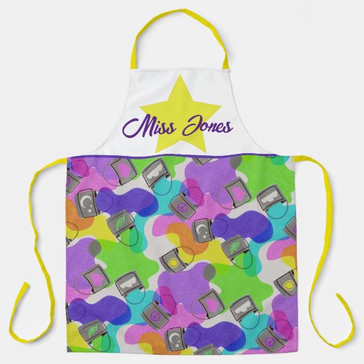 絵を描出前 エプロン (正面)