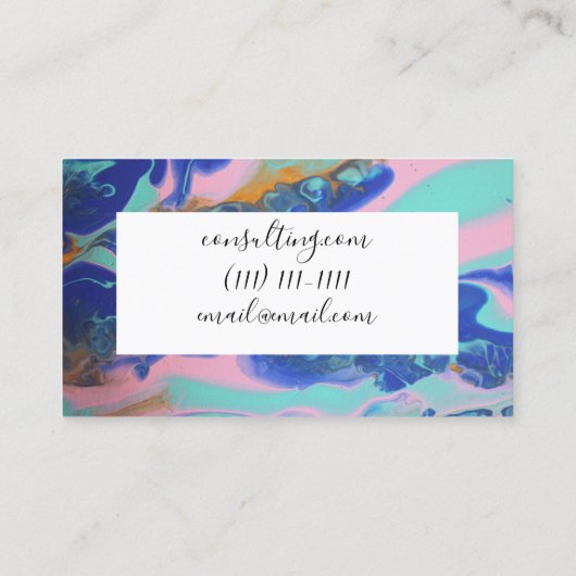 絵を描名刺 名刺 (裏面)