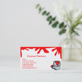 絵を描名刺 名刺 (スタンド正面)